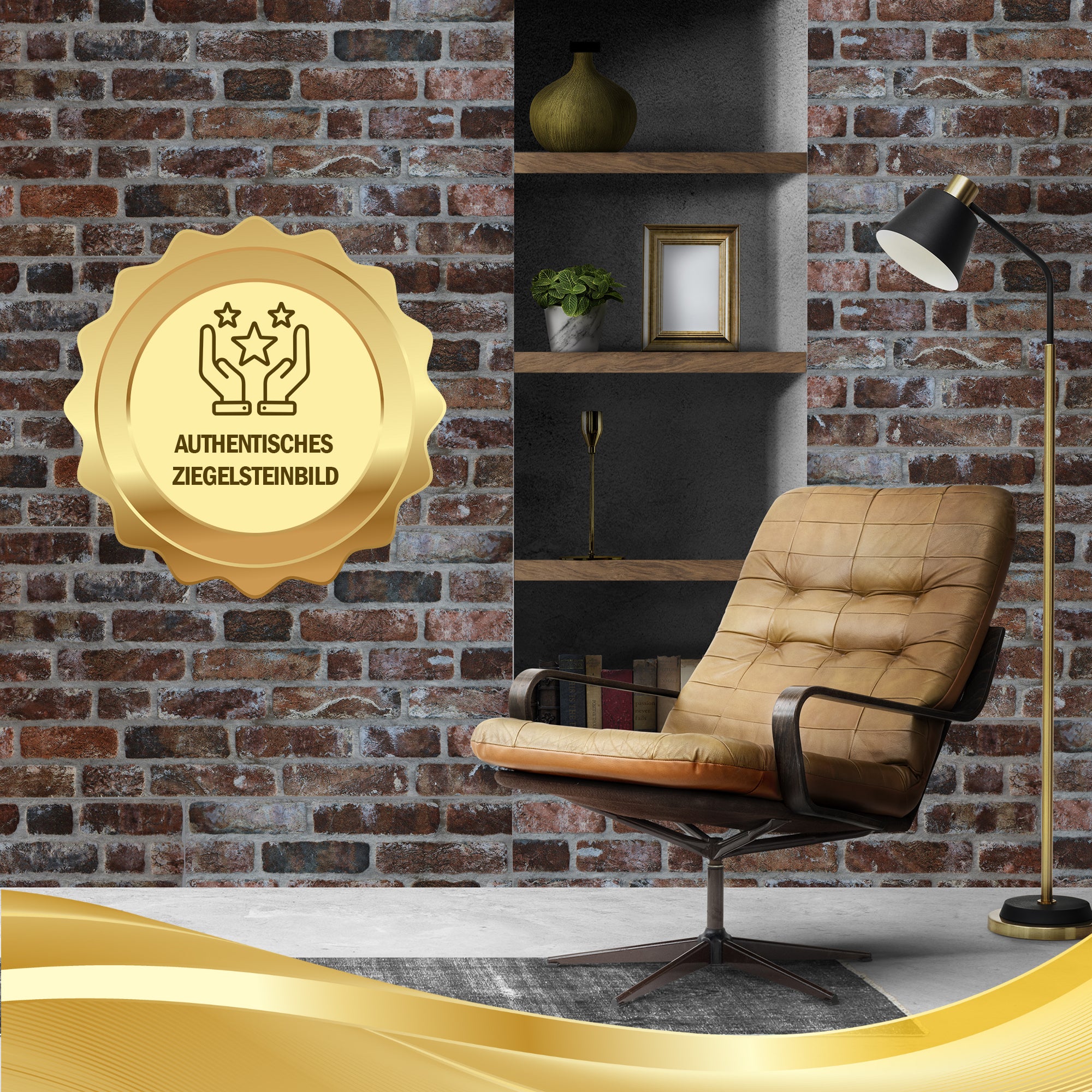 Steinoptik Vandpaneele 4er Pack | 100x50x2 cm | 3D Effekt Steinoptik Styropor | Swp-2