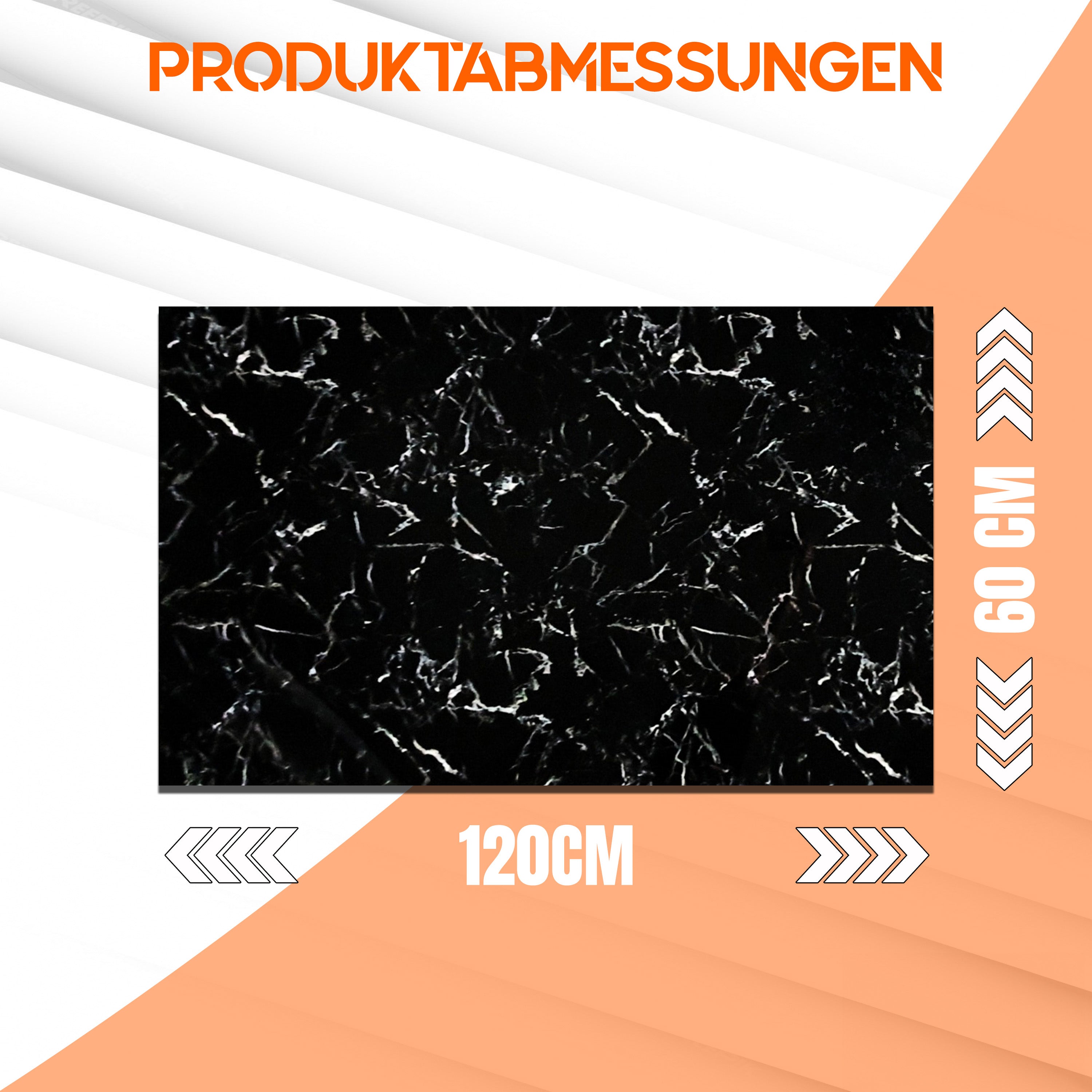 Wandpaneele in Marmoroptik 60x120 cm PVC für Küche, Bad & mehr | Selbstabholer Preis