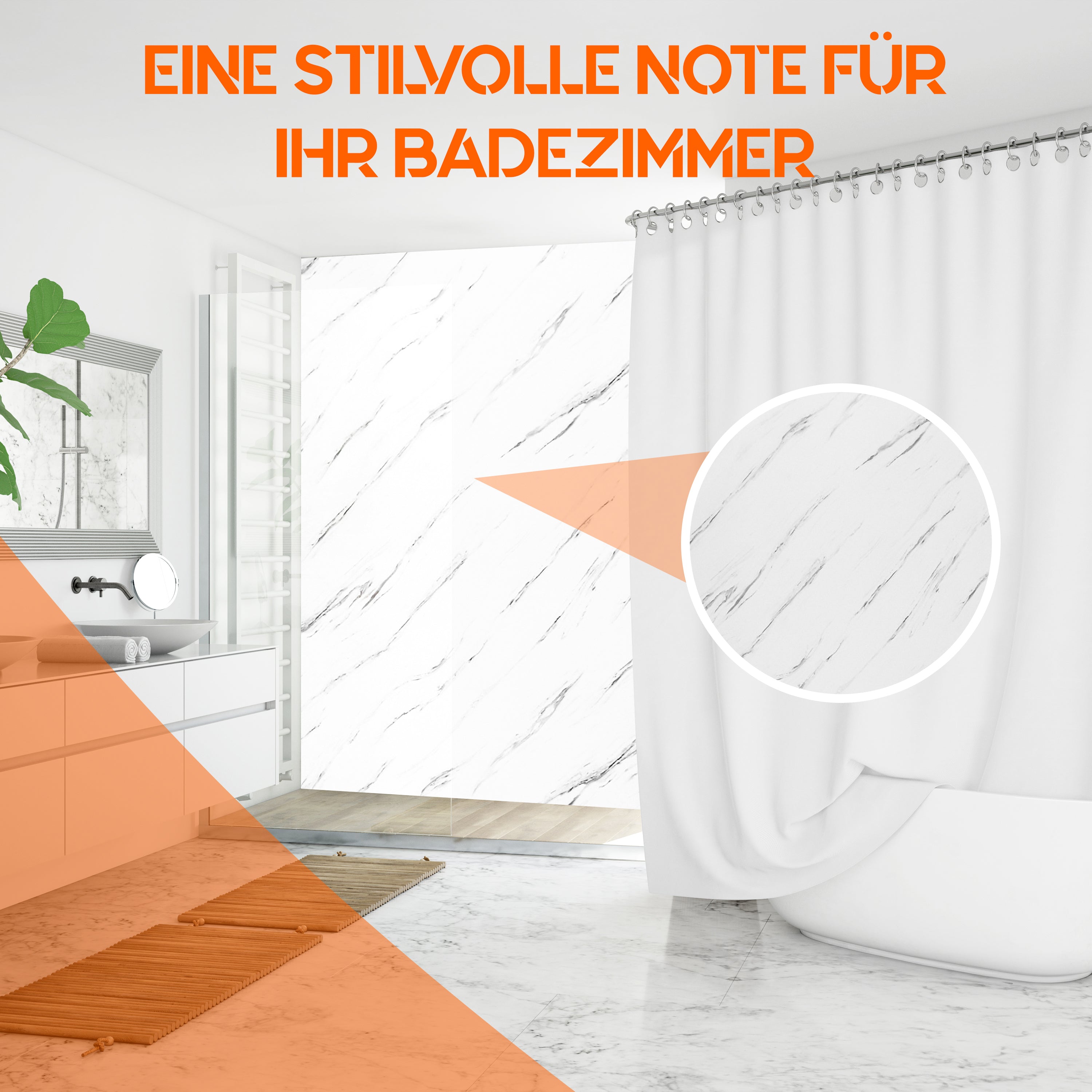 Wandpaneele in Marmoroptik 60x120 cm PVC für Küche, Bad & mehr | Selbstabholer Preis